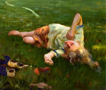 The Idle Hour Artwork by Jean Mannheim