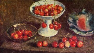 Cherries Artwork by Ilya Mashkov