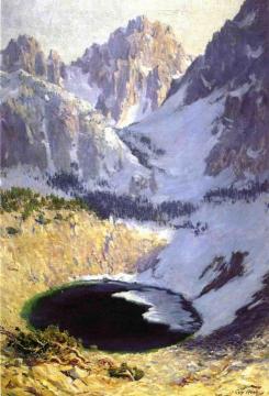 The Blue Pool near Mt. Whitney Artwork by Guy Orlando Rose