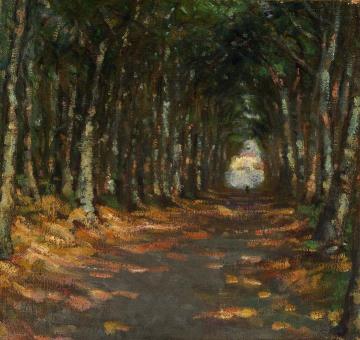 Alley in the Park Artwork by Alice Pike Barney