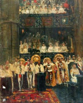 The Coronation Of George V Artwork by Jacques Emile Blanche