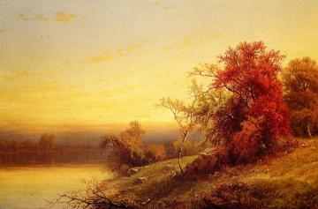 Autumnal Landscape Artwork by William Mason Brown