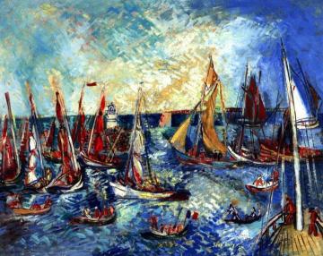 L'Île D'yeu Artwork by Jean Dufy