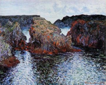 Belle-ile, Rocks At Port-goulphar Artwork by Claude Oscar Monet