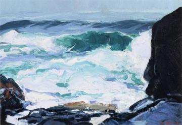 Tide Ledge Artwork by George Wesley Bellows