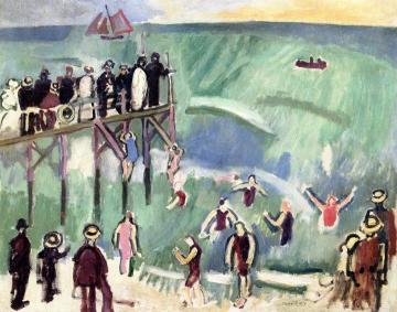 The Jetty Artwork by Raoul Dufy