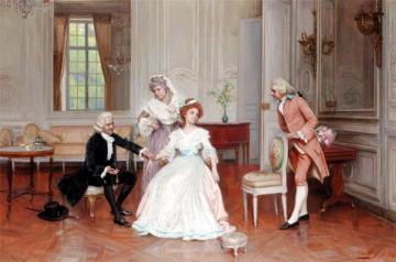 The Welcome Visitor Artwork by Jules Girardet