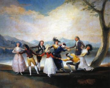 Blind Man's Bluff Artwork by Francisco Jose de Goya y Lucientes
