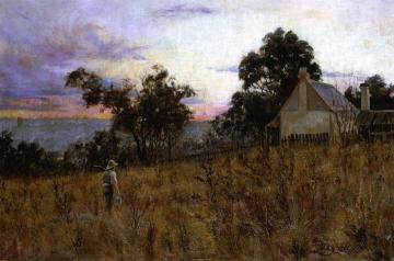 Heath Paddock, Hawthorn Artwork by Frederick McCubbin