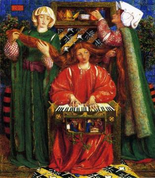 A Christmas Carol Artwork by Dante Gabriel Rossetti