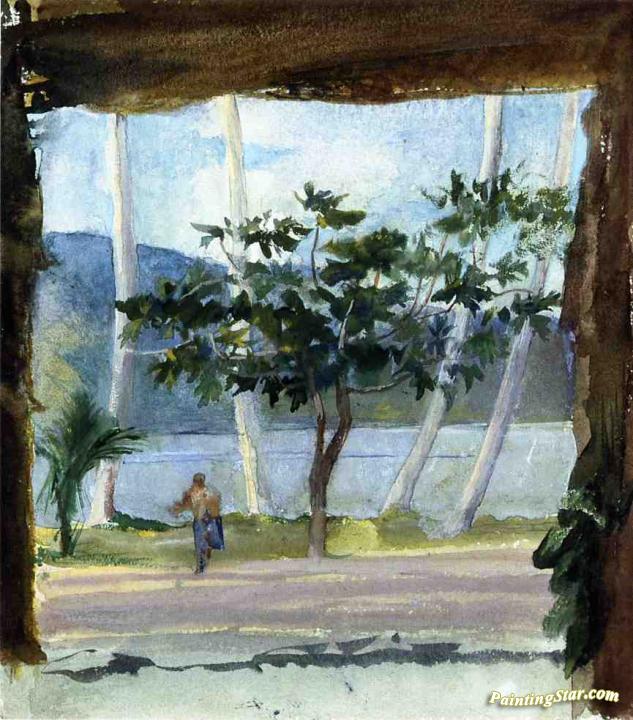 Late Afternoon, Fagaloa Bay Artwork by John La Farge