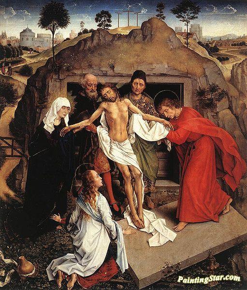 Entombment of Christ Artwork by Rogier van der Weyden