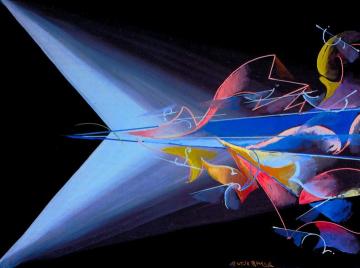 Scienza contra obscurantismo Artwork by Giacomo Balla