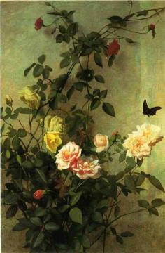 Floral Still Life Artwork by George Cochran Lambdin