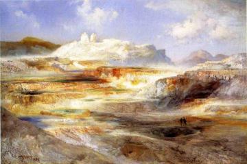 Jupiter Terrace, Yellowstone Artwork by Thomas Moran