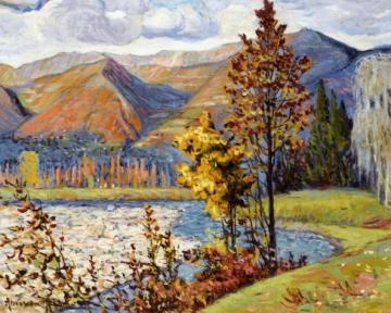 View of Gave du Lourdes Artwork by Alexandre Altmann