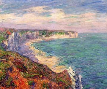 Cliffs at Fecamp in Normandy Artwork by Gustave Loiseau