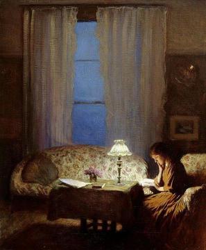 Twilight: Interior Artwork by Sir George Clausen