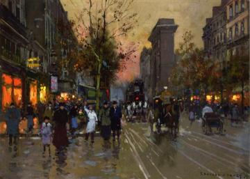 Port Saint Martin Artwork by Edouard Léon Cortes