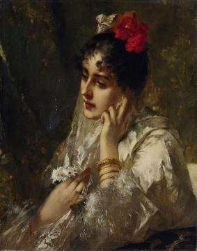 Spanish Lady Artwork by Conrad Kiesel