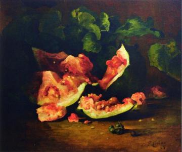 Broken Watermelon Artwork by Charles Ethan Porter