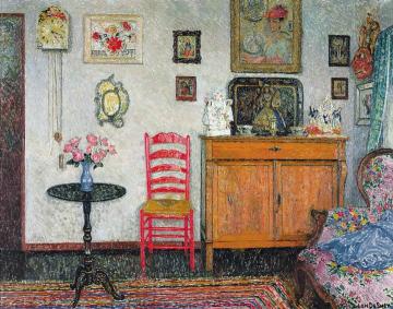 Interior Of The Artist's House Artwork by Leon De Smet