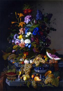 The Abundance Of Nature Artwork by Severin Roesen