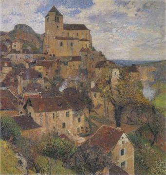 Saint Cirq Lapopie Artwork by Henri Martin