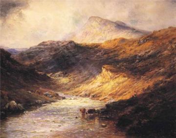 Ben Ledi From The Pass Of Leny Artwork by Alfred de Breanski, Sr.