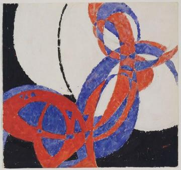 Replica of Fugue in Two Colors: Amorpha Artwork by Frantisek Kupka