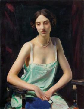 Woman In A Camisole Artwork by George Spencer Watson