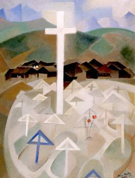 Valasian Cemetery Artwork by Alice Bailly