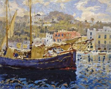 Marina Grande, Capri Artwork by Konstantin Gorbatov