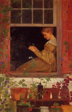 Morning Glories Artwork by Winslow Homer