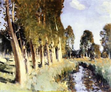 On the Loing Artwork by Pierre Eugène Montézin