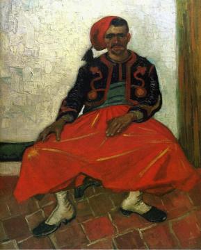 The Seated Zouave Artwork by Vincent Van Gogh