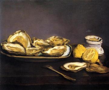 Oysters Artwork by Edouard Manet