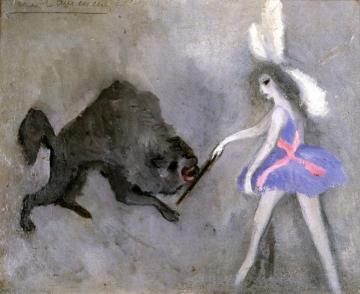 The Tamer Artwork by Marie Laurencin