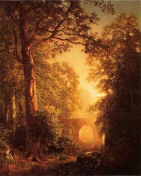 The Arched Bridge Artwork by William Trost Richards