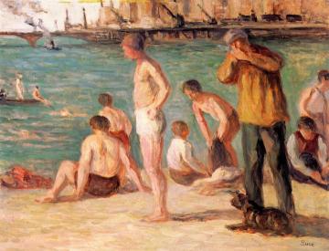 Bathers Artwork by Maximilien Luce