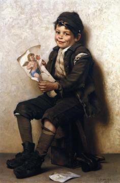 Paddy's Valentine Artwork by John George Brown