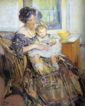 Mother And Child Artwork by Richard Edward Miller