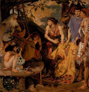 The Coat Of Many Colours Artwork by Ford Madox Brown