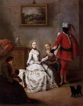 The Letter of the Moor Artwork by Pietro Longhi
