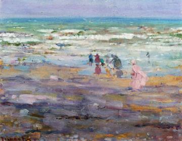Beach in Corsoca Artwork by Frederick Carl Frieseke