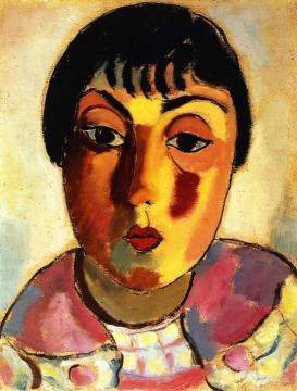 Dreaming Head Artwork by Alexej Jawlensky