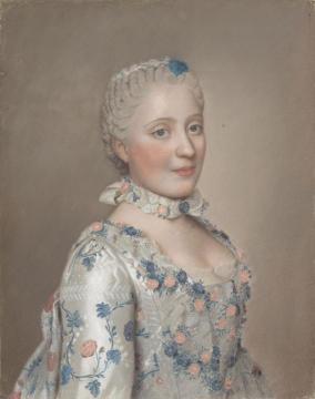 Portrait of Marie-Josèphe of Saxony, Dauphine of France Artwork by Jean Etienne Liotard
