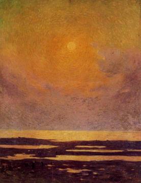 Sunset on the Coast Artwork by Ferdinand du Puigaudeau