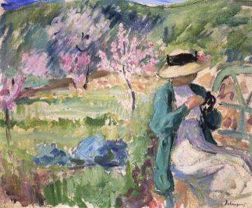 Girl in an Orchard Artwork by Henri Lebasque
