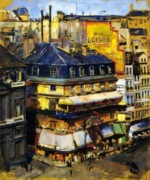 Rooftops, Paris Artwork by Alson Skinner Clark